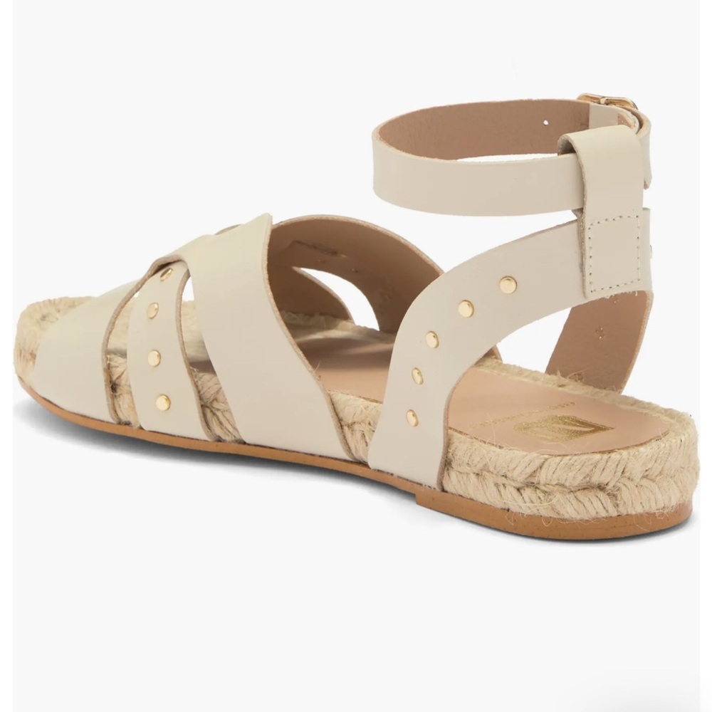 Bruno Magli Cream Espadrille Sandals - Picture 2 of 8